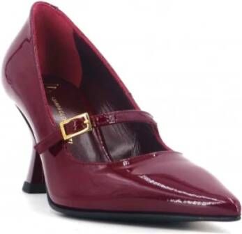 Giampaolo Viozzi Bordeaux Lakleren Pumps Purple Dames