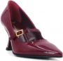 Giampaolo Viozzi Bordeaux Lakleren Pumps Purple Dames - Thumbnail 2