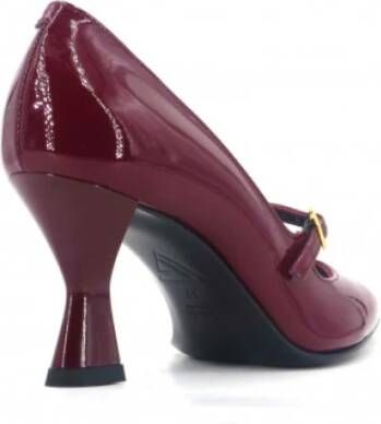 Giampaolo Viozzi Bordeaux Lakleren Pumps Purple Dames