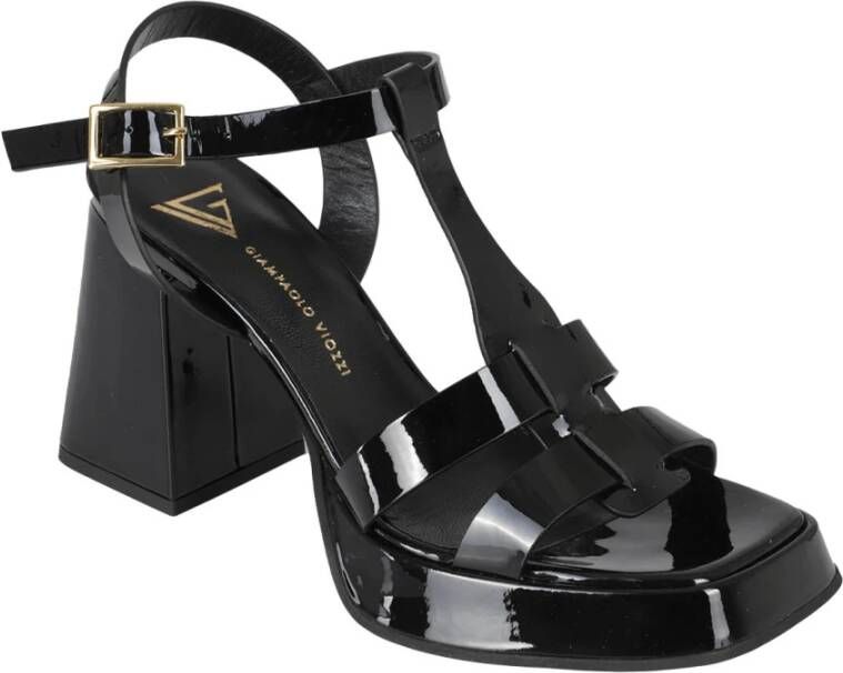 Giampaolo Viozzi Chic Sandal Black Dames