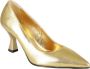 Giampaolo Viozzi Elegante Hoge Hakken Pumps Yellow Dames - Thumbnail 2