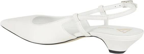 Giampaolo Viozzi Elegante Leren Hakken White Dames