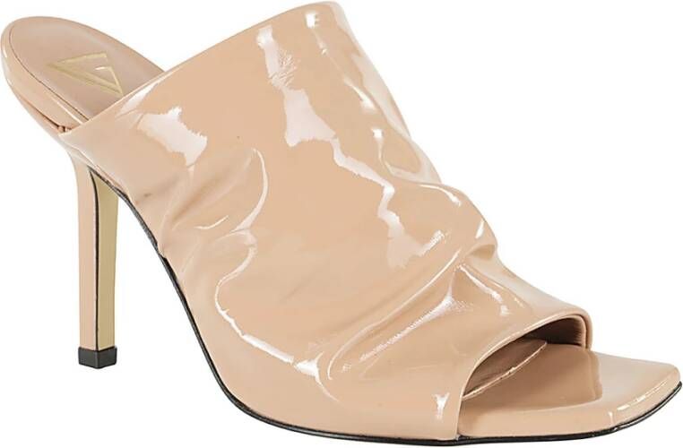 Giampaolo Viozzi Elegante Vernice Hakken Beige Dames