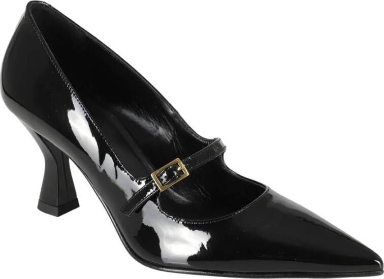 Giampaolo Viozzi Elegante Vernice Hakken Black Dames