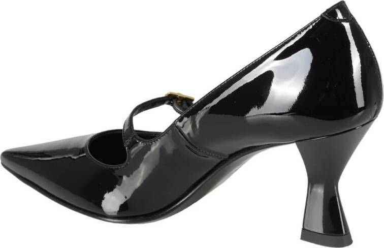 Giampaolo Viozzi Elegante Vernice Hakken Black Dames