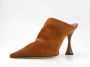 Giampaolo Viozzi Heeled Mules Brown Dames - Thumbnail 4