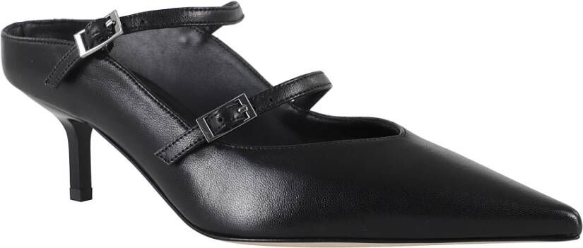 Giampaolo Viozzi Nappa Leren Hakken Black Dames