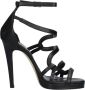 Giampaolo Viozzi Sandalen Zwart Black Dames - Thumbnail 3