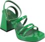 Giampaolo Viozzi Stijlvolle Sandalen voor Vrouwen Green Dames - Thumbnail 2