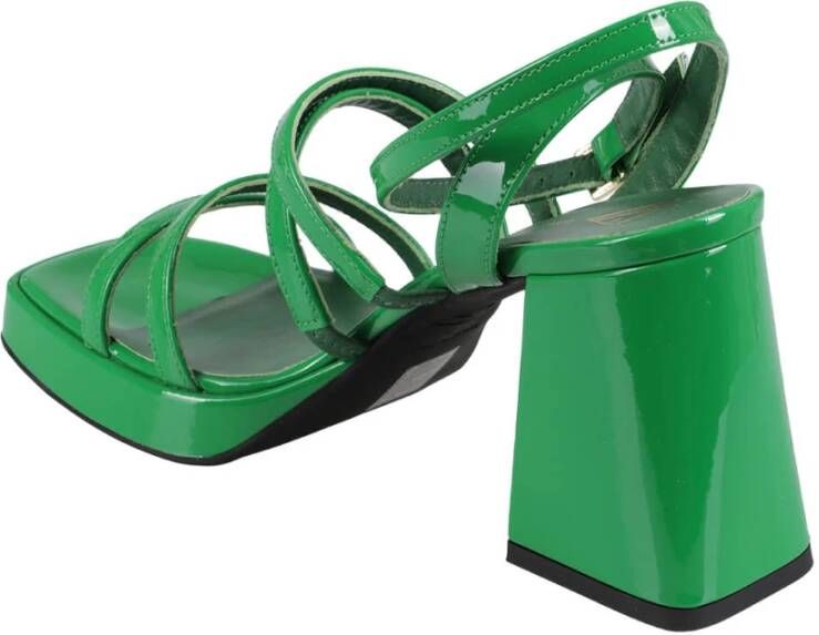 Giampaolo Viozzi Stijlvolle Sandalen voor Vrouwen Green Dames