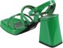 Giampaolo Viozzi Stijlvolle Sandalen voor Vrouwen Green Dames - Thumbnail 3