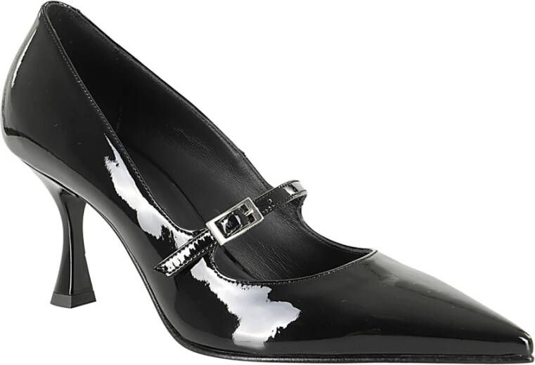 Giampaolo Viozzi Stijlvolle Vernice Schoenen Black Dames