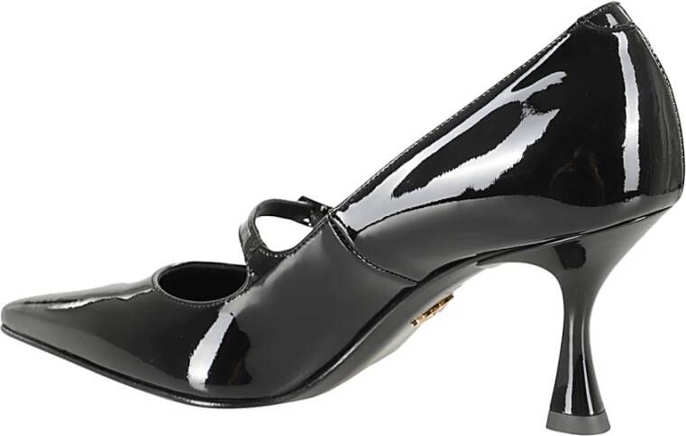 Giampaolo Viozzi Stijlvolle Vernice Schoenen Black Dames