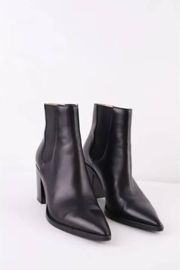 Gianvito Rossi Pre-owned Canvas boots Black Dames