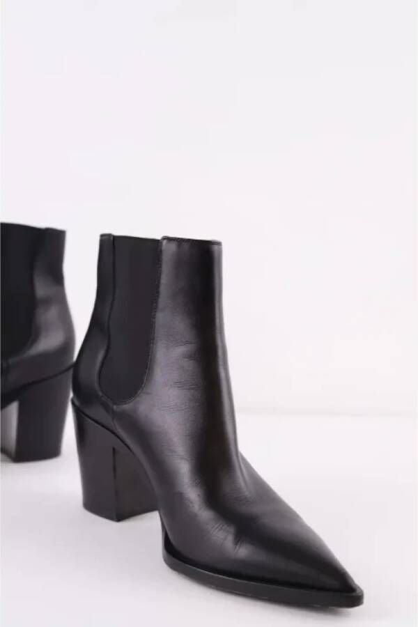 Gianvito Rossi Pre-owned Canvas boots Black Dames