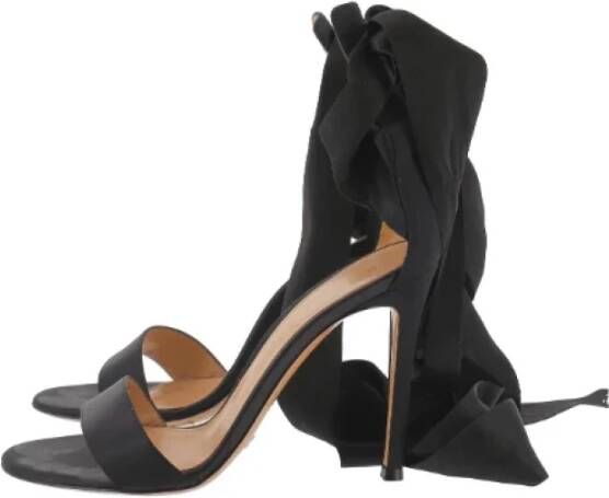 Gianvito Rossi Pre-owned Canvas heels Black Dames