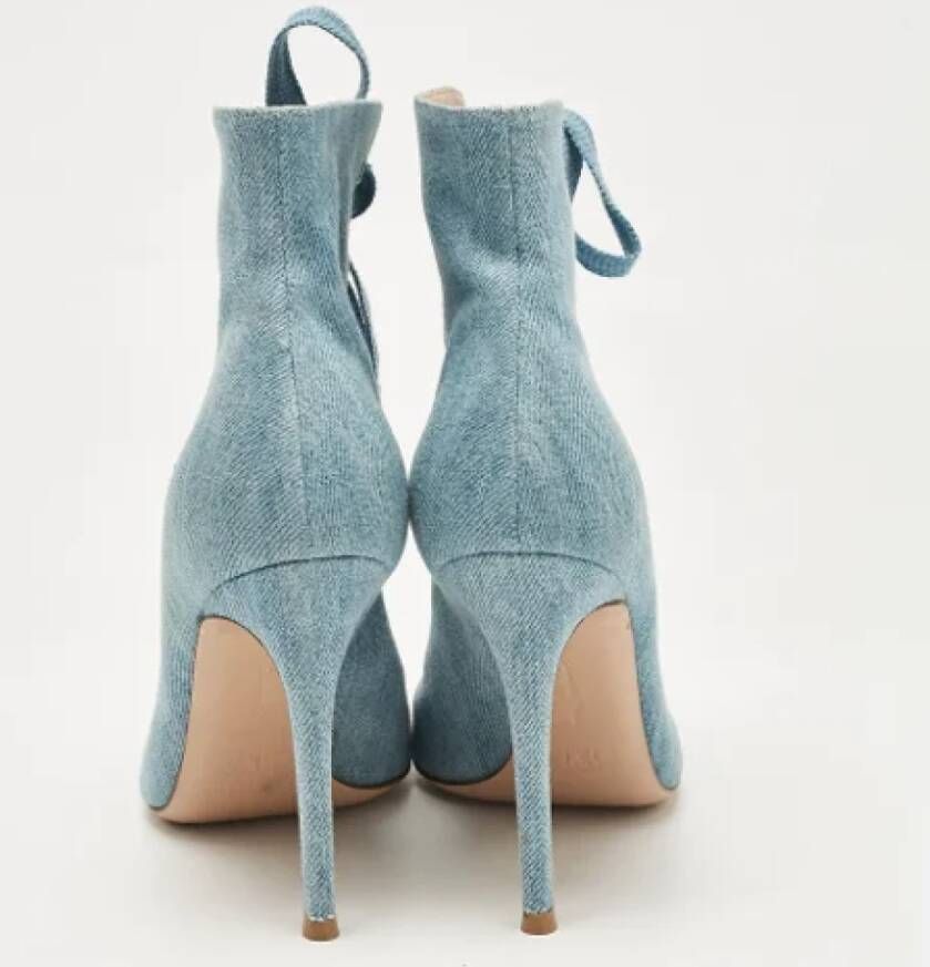 Gianvito Rossi Pre-owned Denim boots Blue Dames