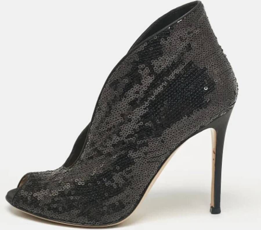 Gianvito Rossi Pre-owned Fabric boots Black Dames