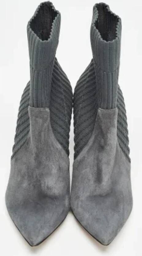 Gianvito Rossi Pre-owned Fabric boots Gray Dames