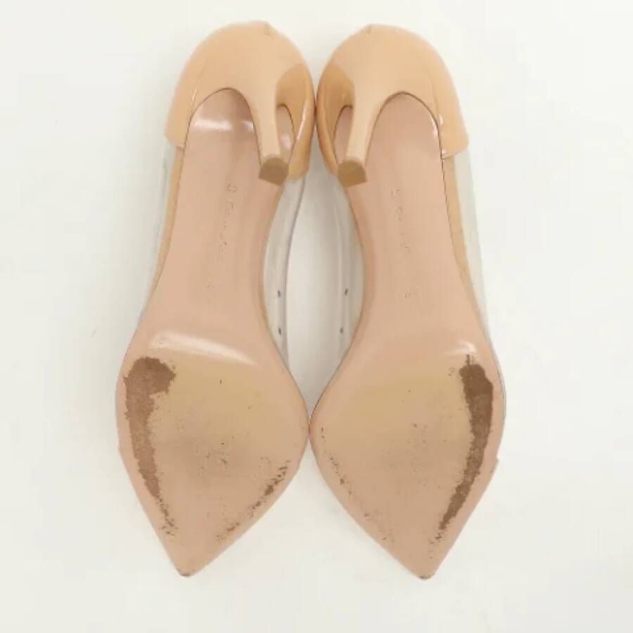 Gianvito Rossi Pre-owned Fabric heels Beige Dames