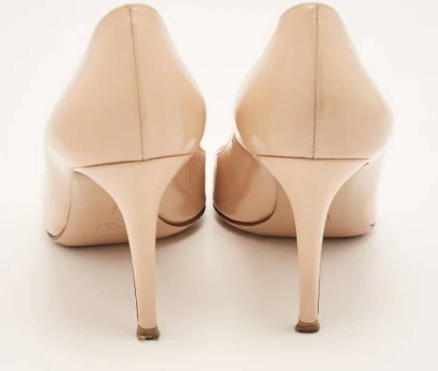 Gianvito Rossi Pre-owned Fabric heels Beige Dames