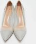 Gianvito Rossi Pre-owned Fabric heels Gray Dames - Thumbnail 3