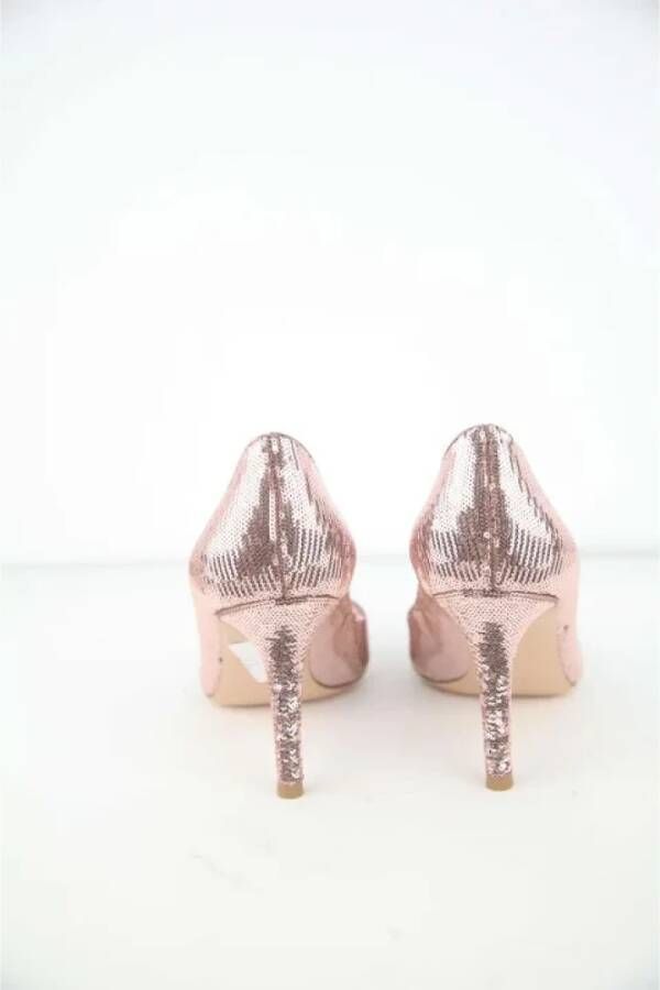 Gianvito Rossi Pre-owned Fabric heels Pink Dames