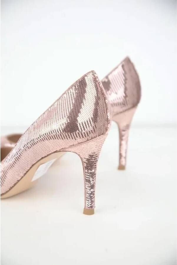 Gianvito Rossi Pre-owned Fabric heels Pink Dames