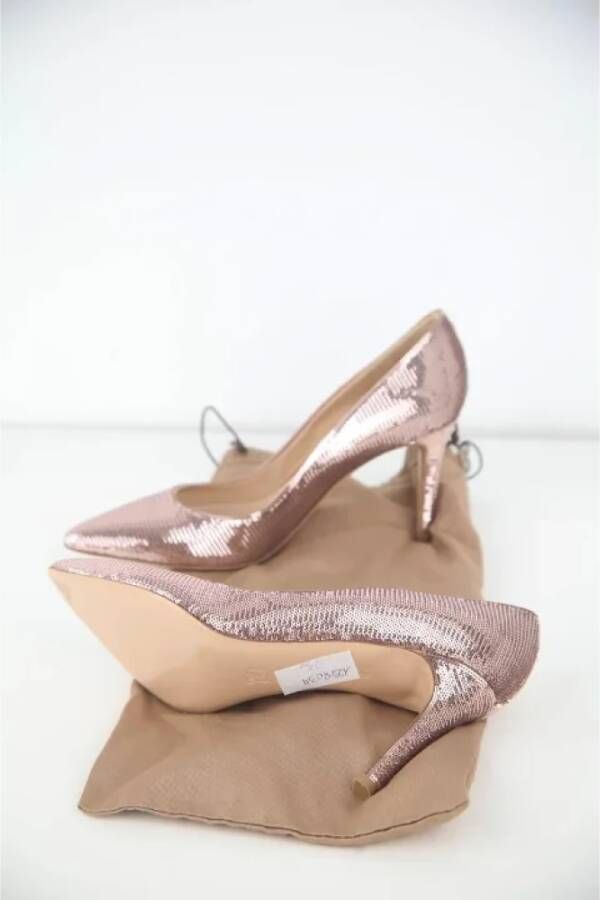 Gianvito Rossi Pre-owned Fabric heels Pink Dames