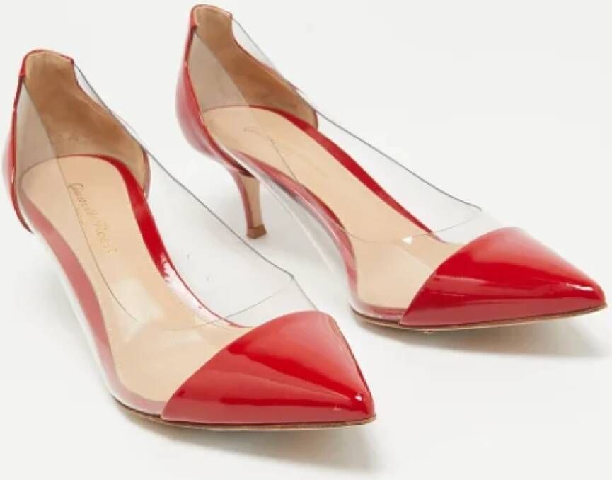 Gianvito Rossi Pre-owned Fabric heels Red Dames