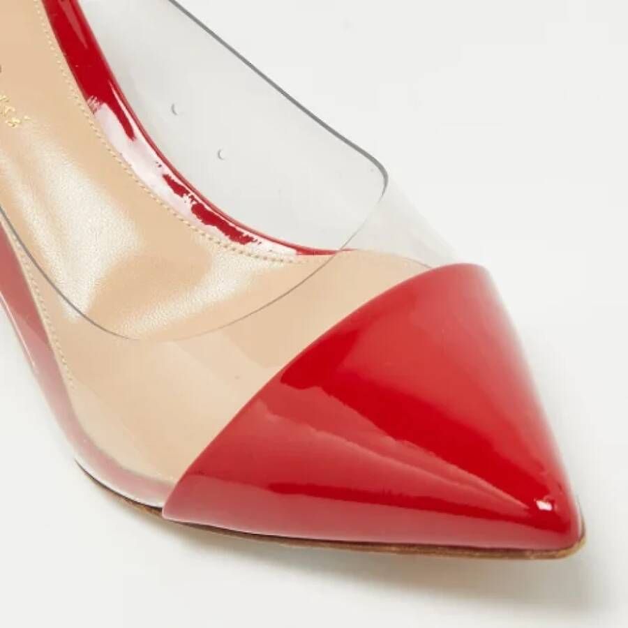 Gianvito Rossi Pre-owned Fabric heels Red Dames