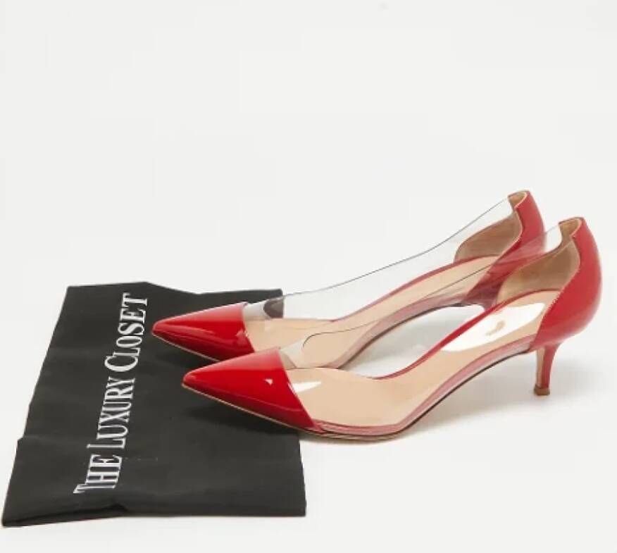 Gianvito Rossi Pre-owned Fabric heels Red Dames