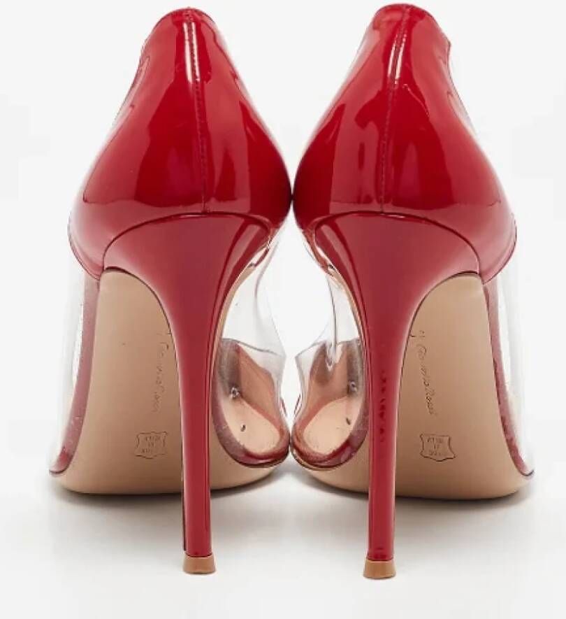 Gianvito Rossi Pre-owned Fabric heels Red Dames