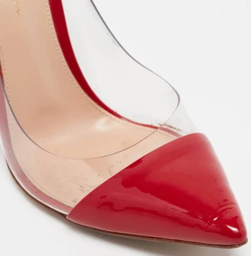 Gianvito Rossi Pre-owned Fabric heels Red Dames