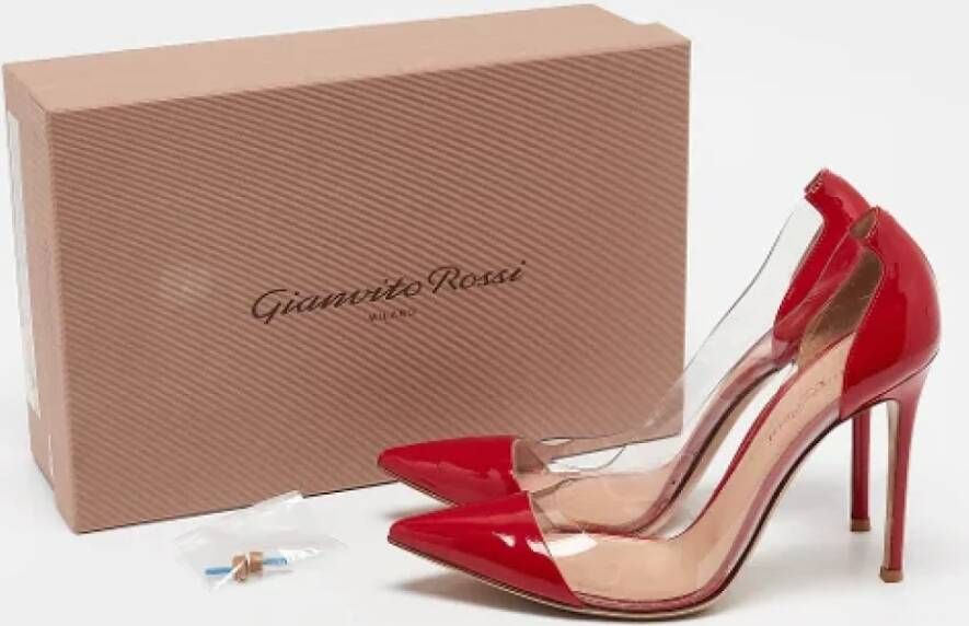 Gianvito Rossi Pre-owned Fabric heels Red Dames