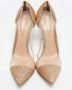 Gianvito Rossi Pre-owned Fabric heels Yellow Dames - Thumbnail 3