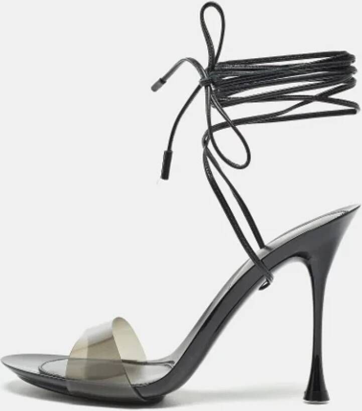 Gianvito Rossi Pre-owned Fabric sandals Black Dames