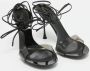 Gianvito Rossi Pre-owned Fabric sandals Black Dames - Thumbnail 4