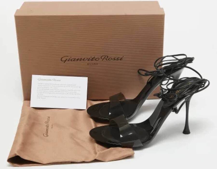 Gianvito Rossi Pre-owned Fabric sandals Black Dames