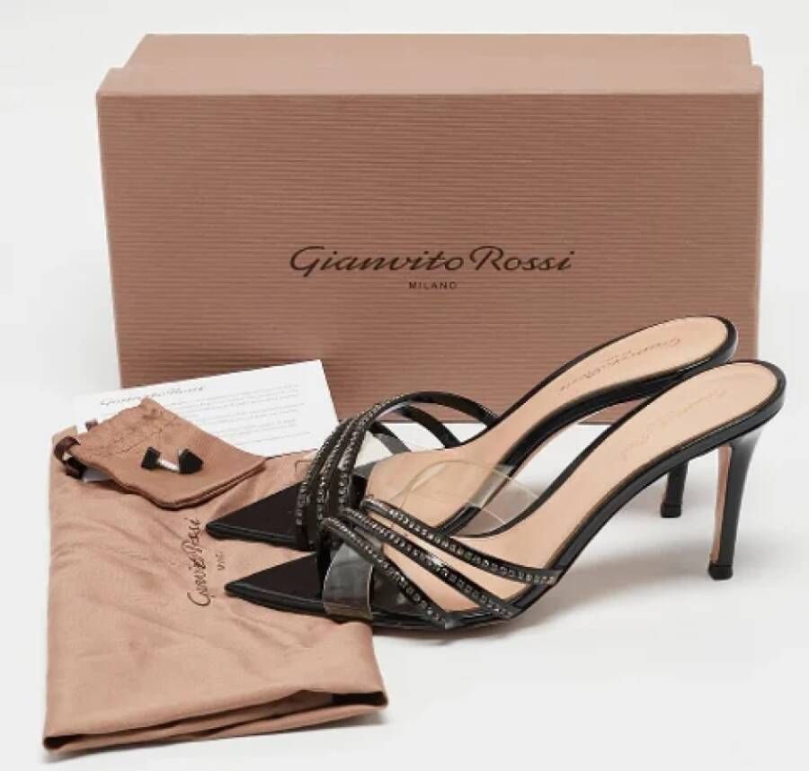 Gianvito Rossi Pre-owned Fabric sandals Black Dames