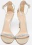 Gianvito Rossi Pre-owned Fabric sandals Gray Dames - Thumbnail 3