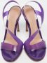 Gianvito Rossi Pre-owned Fabric sandals Purple Dames - Thumbnail 3