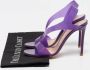 Gianvito Rossi Pre-owned Fabric sandals Purple Dames - Thumbnail 9