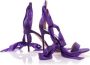 Gianvito Rossi Pre-owned Fabric sandals Purple Dames - Thumbnail 4