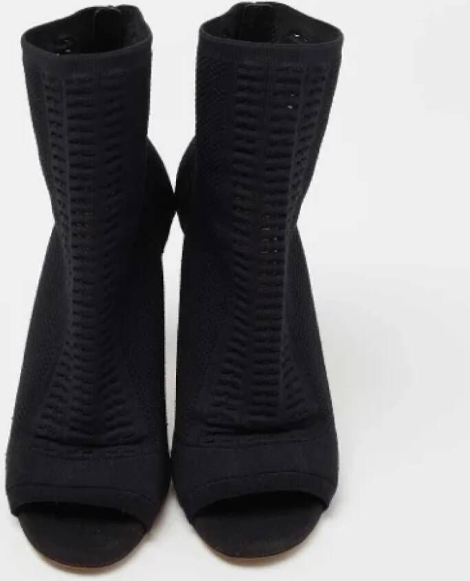 Gianvito Rossi Pre-owned Knit boots Black Dames