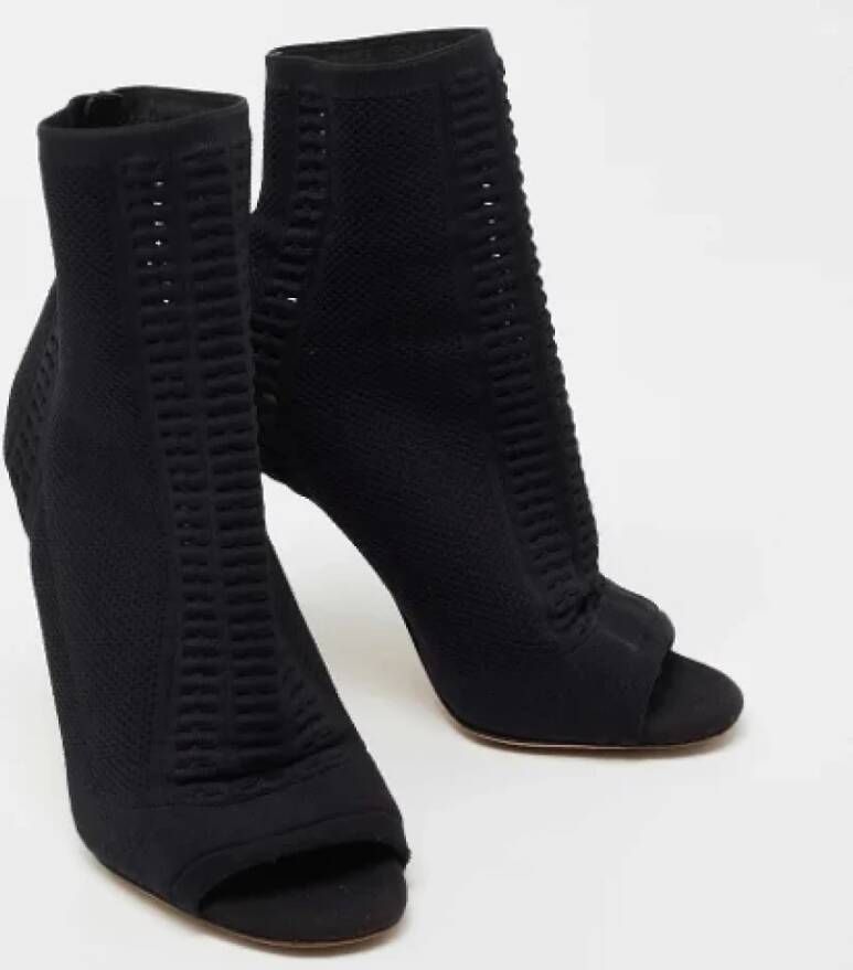 Gianvito Rossi Pre-owned Knit boots Black Dames