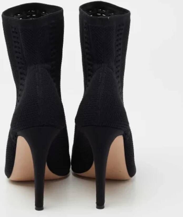 Gianvito Rossi Pre-owned Knit boots Black Dames