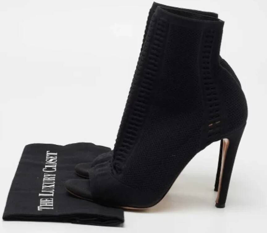 Gianvito Rossi Pre-owned Knit boots Black Dames