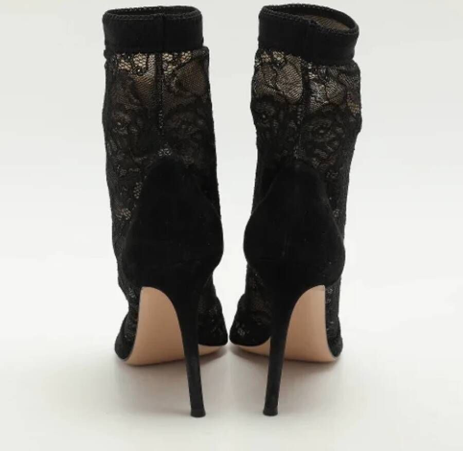 Gianvito Rossi Pre-owned Lace boots Black Dames