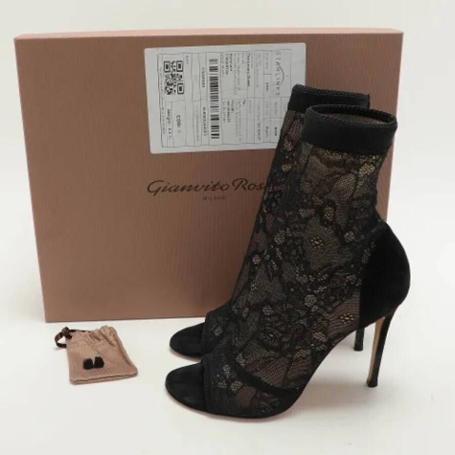 Gianvito Rossi Pre-owned Lace boots Black Dames